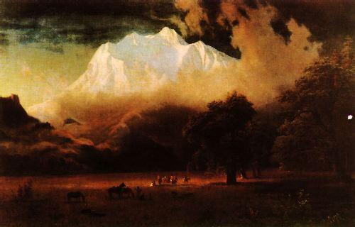 Albert Bierstadt Mount Adams, Washington Germany oil painting art